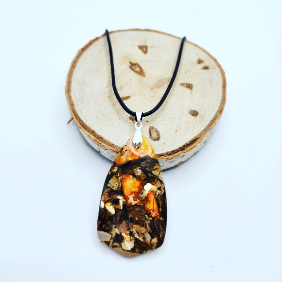 Picture Jasper Teardrop pendant - Picture 2 of 3